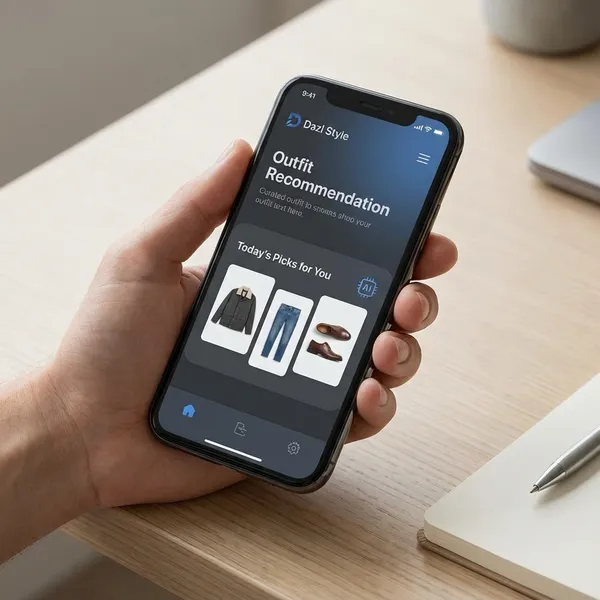 Dazl Style app interface preview